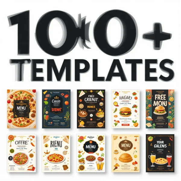 100+ FREE Menu Card PSD Templates – Editable